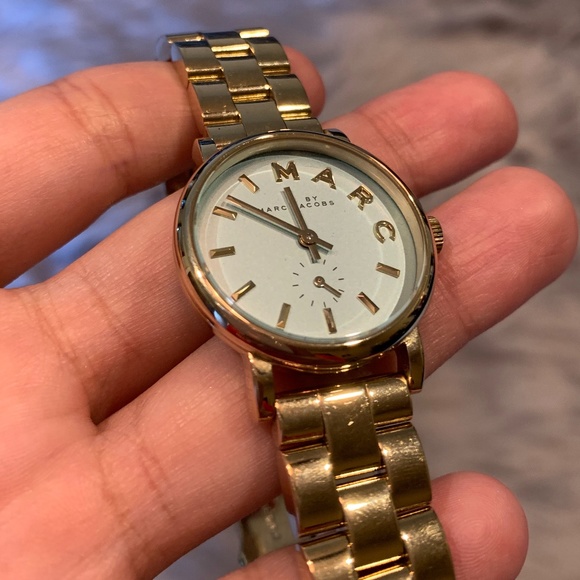 Gold Marc Jacobs Watch